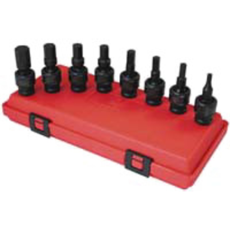Sunex 8 Piece 1/2 Drive SAE Universl Hex Bit Impact Socket – SU2748