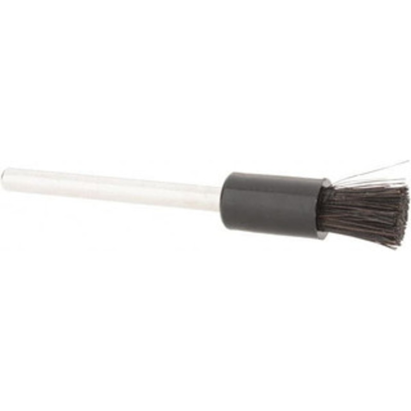 Weiler Abrasives 1/4 Diam Stiff Hair End Brush 3/8 Trim Length, 1/8 Shank Diam, 37,000 Max RPM 98455 – 75852491