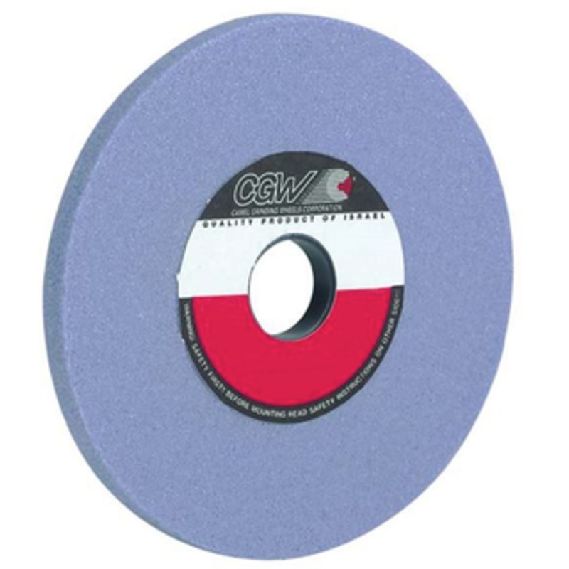 CGW 8 Dia. Blue Aluminum Oxide AZ Surface Grinding Wheel, 8 x 1/2 x 1-1/4, 60H Grit – 34354