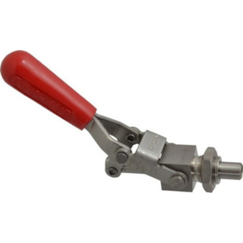 Destaco 400 Lb Load Capacity, Mounting Plate Base, Stainless Steel, Standard Straight Line Action Clamp 0.44 Plunger Diam, Straight Handle 604-SS – 06966212