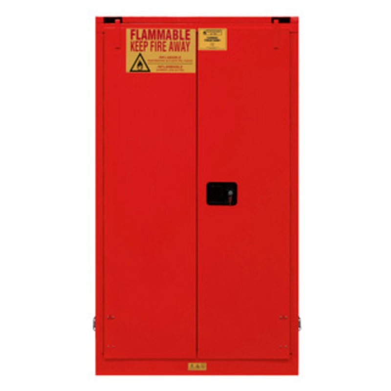 Durham FM Approved 60 Gallon, Self Closing, Red Flammable Safety Cabinet – 1060S-17