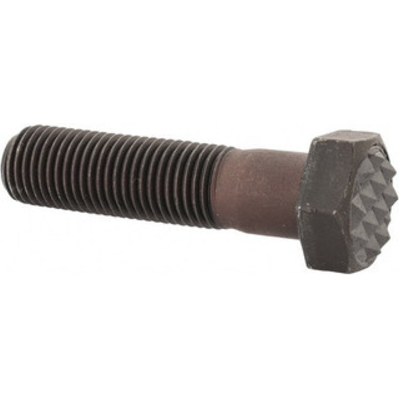 Fairlane Serrated Tooth, 3/8-24, 1-1/2 Shank Length, 1-1/8 Thread Length, Black Oxide Finish, Hex Head, Adjustable Positioning Gripper 1/2 Pad Diam, 9/16 Hex, 9/32 Head Height, Fine Tooth Grade CTH-0231 X1-1/2 – 09715095