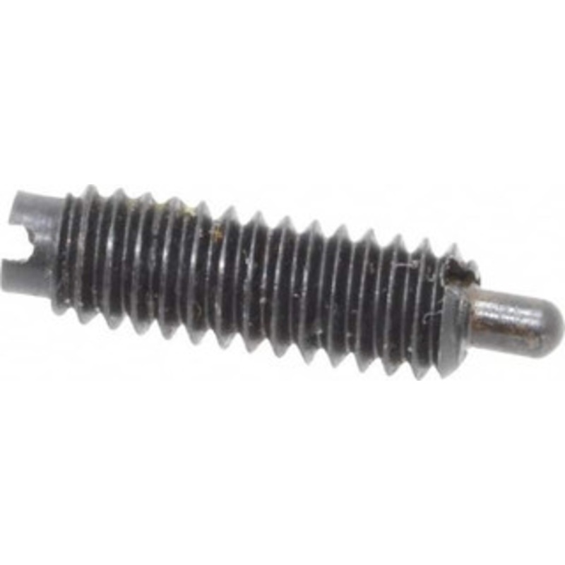 Jergens 8-32, 1/2 Thread Length, 3/32 Plunger Projection, Steel Threaded Spring Plunger 0.07 Max Plunger Diam, 1/2 Plunger Length, 0.5 Lb Init End Force, 4 Lb Final End Force 26602 – 82413030