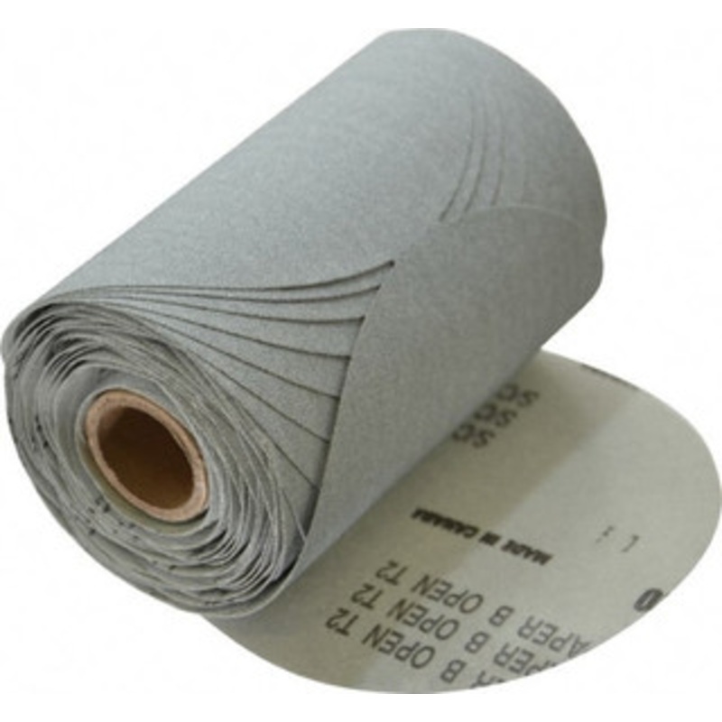 Made in USA 5 Diam, 120 Grit Silicon Carbide Adhesive PSA Disc Fine Grade, B Weighted Paper Backing, For Low Speed Dual-Action Sanders, Random Orbital Sanders 809775-57606 – 05841226