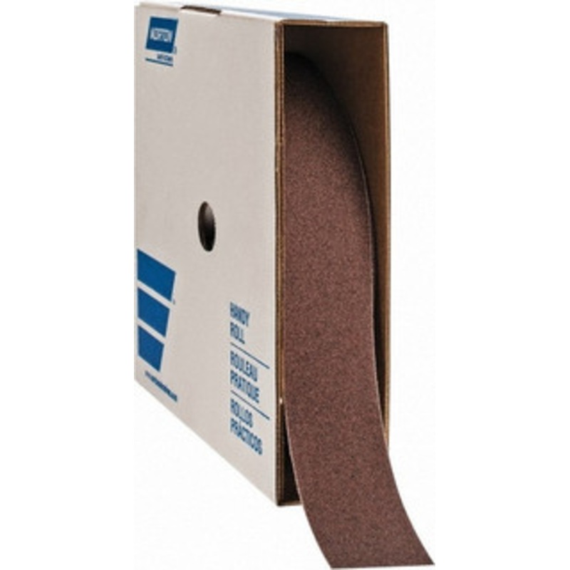 Norton 2 x 50 Yd 80 Grit Aluminum Oxide Shop Roll Medium Grade, J Weighted Cloth Backing 66261126299 – 00404087