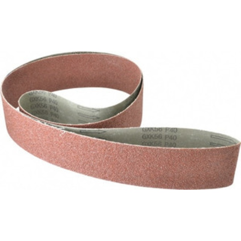 Tru-Maxx 3 Wide x 90 OAL, 40 Grit, Aluminum Oxide Abrasive Belt Aluminum Oxide, Coarse, Coated, X Weighted Cloth Backing, Series VAC228 7231 – 74855214