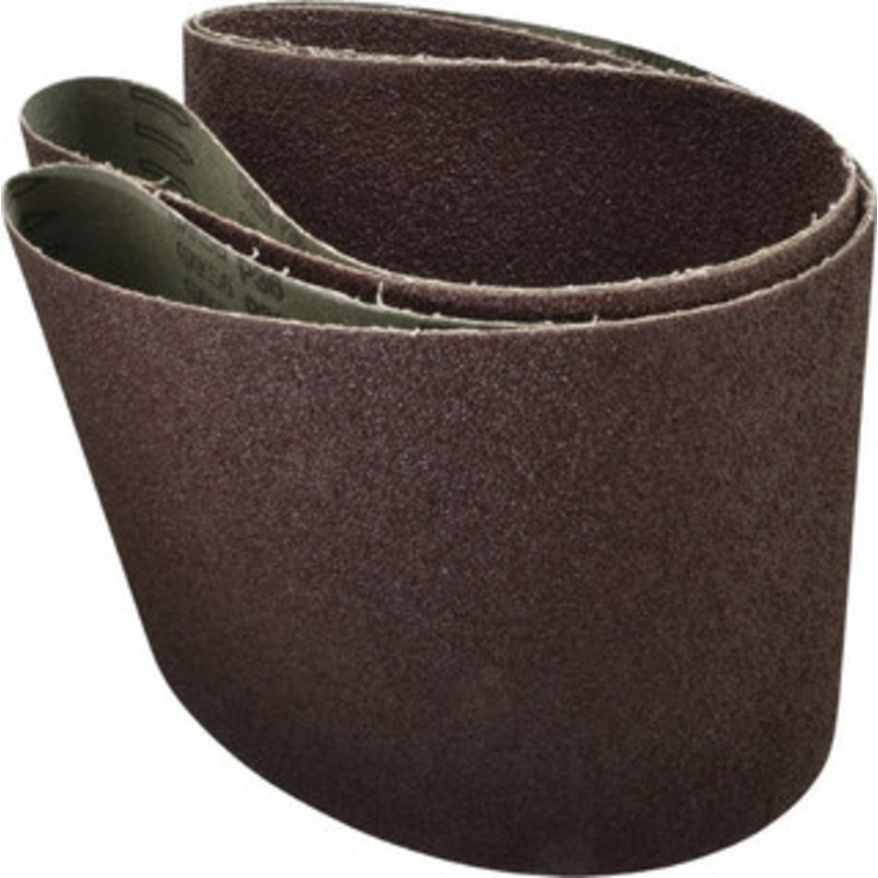 Tru-Maxx 8 Wide x 107 OAL, 36 Grit, Aluminum Oxide Abrasive Belt Aluminum Oxide, Very Coarse, Coated, X Weighted Cloth Backing 7338 – 00445882