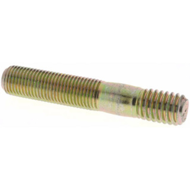 Value Collection 3/8-24 Long Thread, 3/8-16 Short Thread, 2-1/4 OAL Unequal Double Threaded Stud Alloy Steel, Zinc Yellow Dichromate Finish, 1-1/4 Long Thread Length, 1/2 Short Thread Length BD36968 – 80913155