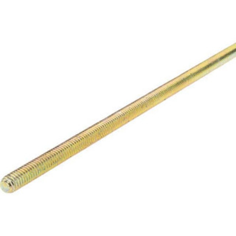 Value Collection 5/16-18 x 6 ft. Low Carbon Steel Threaded Rod Right Hand Thread, Yellow Zinc Plated Finish, UNC -36688-1 – 53525697