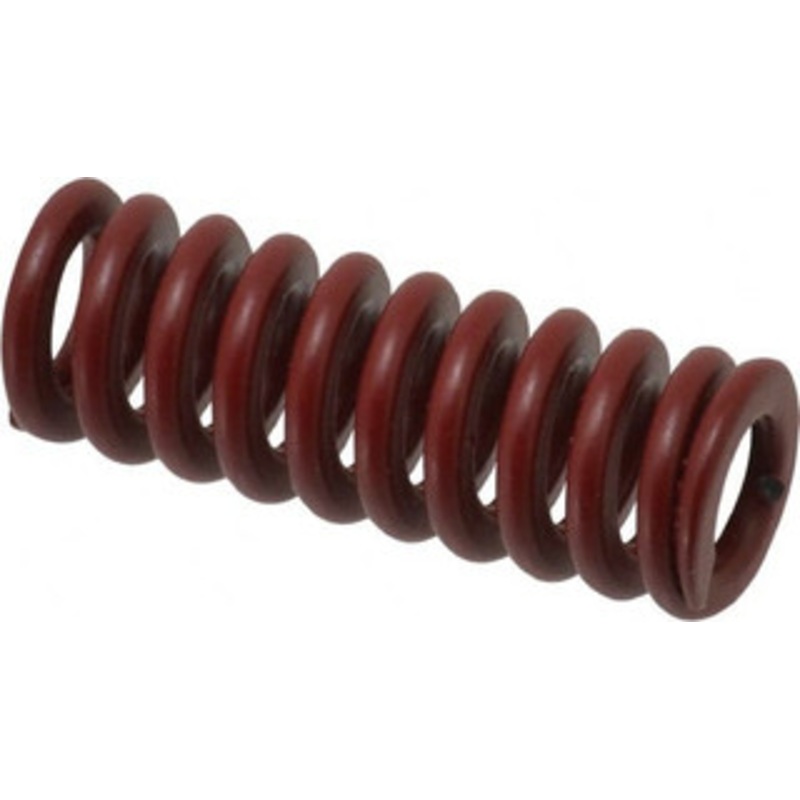 Associated Spring Raymond 16mm Hole Diam, 8mm Rod Diam, 1-3/4 Free Length, Red Die Spring 565 N Max Deflection, 13.2mm Max Deflection, Strong Duty, Chromium Alloy Steel 205-307 – 67900654