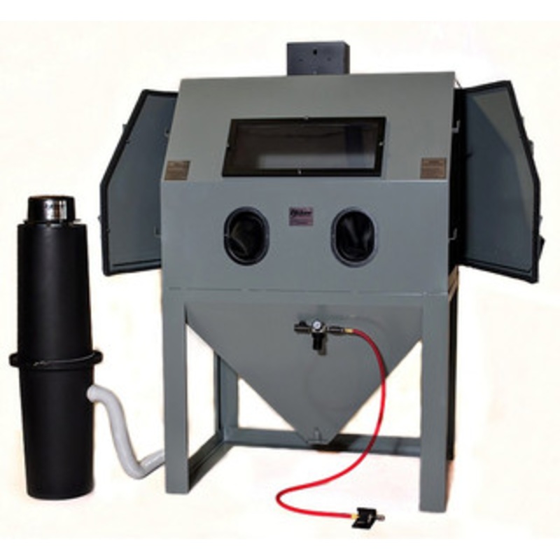 Cyclone Dual Side Door Opening Abrasive Sandblasting Cabinet – A4800