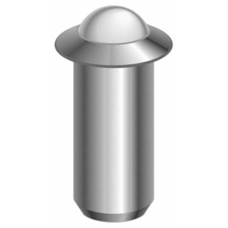 Gibraltar 0.0471 Body Length x 1/4 Body Diam, 3 Lb Init to 7 Lb Final End Force, Steel Press Fit Ball Plunger 3/16 Ball Diam, 0.07 Max Ball Reach, 0.045 Flange Thickness SWPFN10-4B-G – 59590349