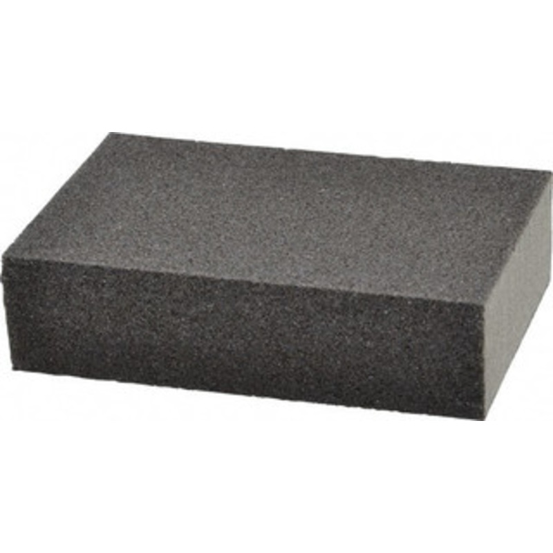 Made in USA 2-3/4 Wide x 3-3/4 Long, Medium & Fine Grade Sanding Sponge 60 & 100 Grit, 1 Thick B1101 – 00542902