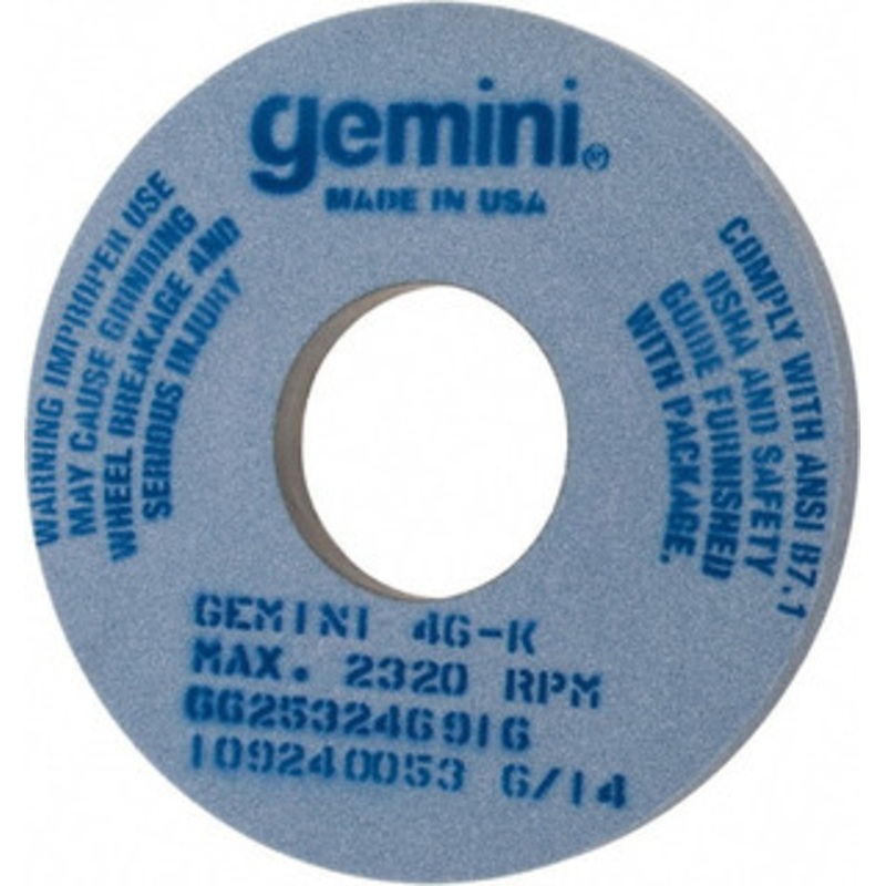 Norton 14 Diam x 5 Hole x 1 Thick, K Hardness, 46 Grit Surface Grinding Wheel Aluminum Oxide, Type 1, Coarse Grade, 2,320 Max RPM, No Recess 66253246916 – 81162562