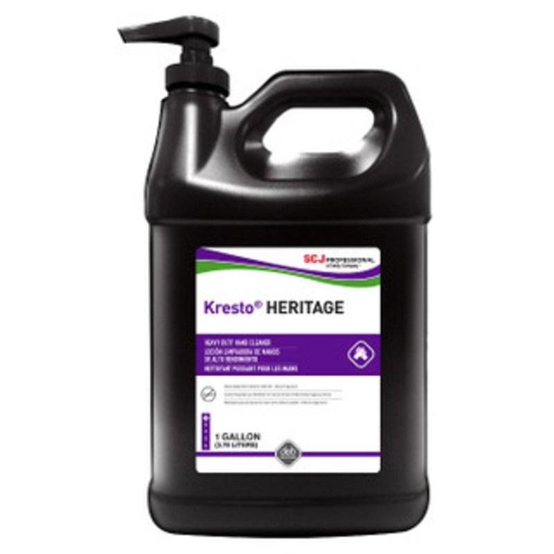 SC Johnson Professional Kresto Heritage Hand Cleaner with Grit, 1-Gallon Pump Bottles, Case of 4 – 09102