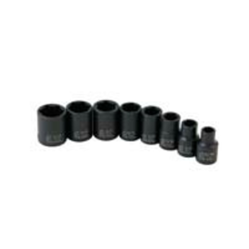 Sunex 8 Piece 3/8 Drive Standard Impact Socket Set 5/16-3/4 – SU3650