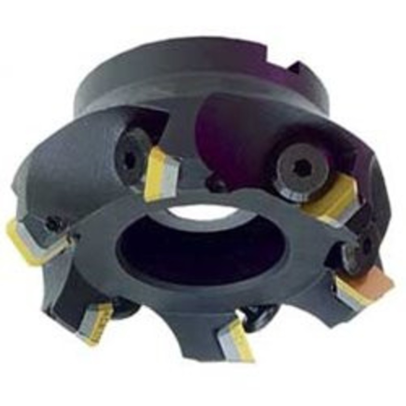TMX SEK-D4.00-1.25-6-4HD, 4in 45 Arbor Mounted Face Mill with Shim Seats for SE_N 42 Style Inserts – 6-924-003