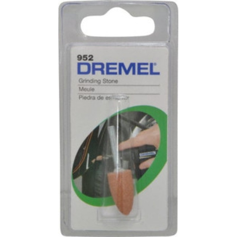 Dremel 3/8 Head Diam x 3/4 Thickness, Aluminum Oxide Mounted Point Green 952 – 09023359