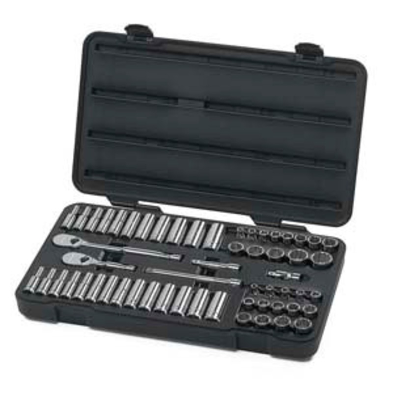 GEARWRENCH 57 Piece 3/8 Drive 12 Point Socket Set – KD80551