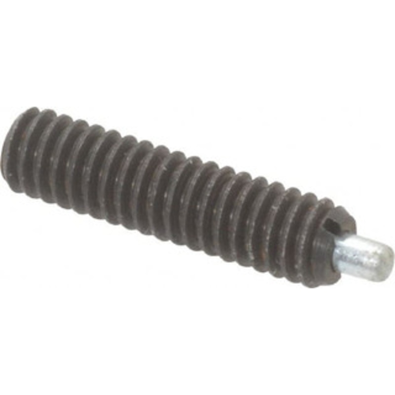 Gibraltar 8-32, 5/8 Thread Length, 3/32 Plunger Projection, Steel Threaded Spring Plunger 0.07 Max Plunger Diam, 5/8 Plunger Length, 0.7 Lb Init End Force, 2.3 Lb Final End Force SW10-2A-G – 75468355