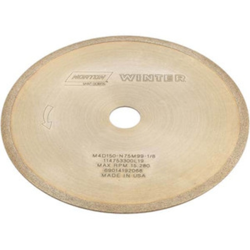 Norton 4 Diam x 1/2 Hole, 150 Grit Surface Grinding Wheel Diamond, Type 1A1R, Medium Grade 69014192068 – 73552689