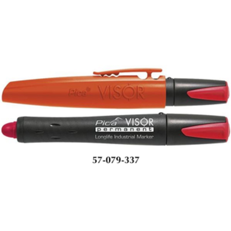Pica VISOR Red Permanent Crayon Marker – 990/40
