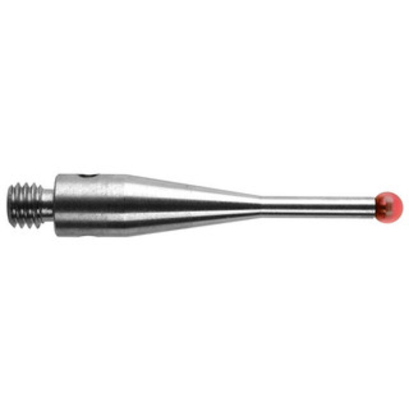 Renishaw Styli, M3 2 mm Ruby ball, Stainless Steel Stem, L 21 mm, EWL 9.6 mm – A-5000-3552