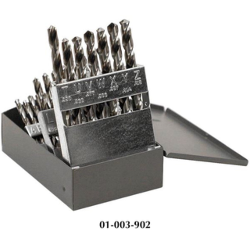 Rushmore USA 26 Piece A to Z Jobbers Length Twist Drill Sets