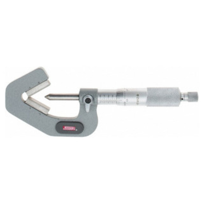 SPI Mechanical V-Anvil Micrometer, 0.09 – 1.00 – 17-812-9
