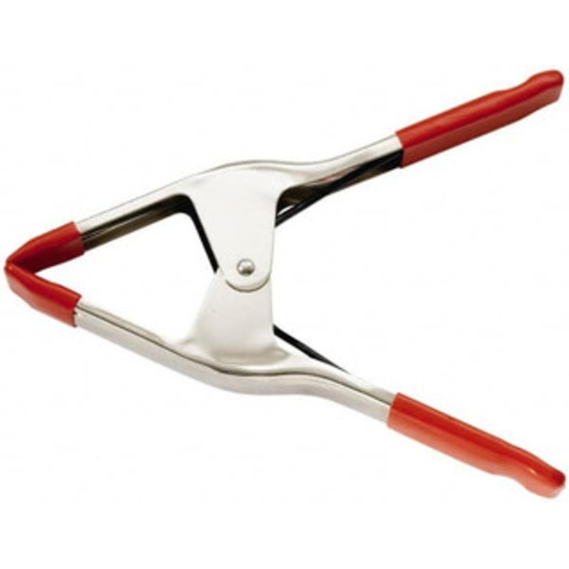 Bessey 4 Jaw Opening Capacity, 4 Throat Depth, Spring Clamp Steel Body, Vinyl Handle, Vinyl Tip, 10 OAL XM10 – 08081804