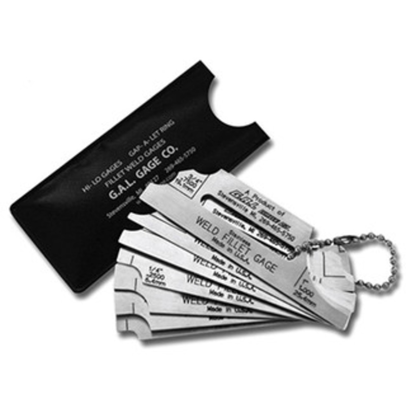 G.A.L. Gage 7 Piece Fillet Weld Sets