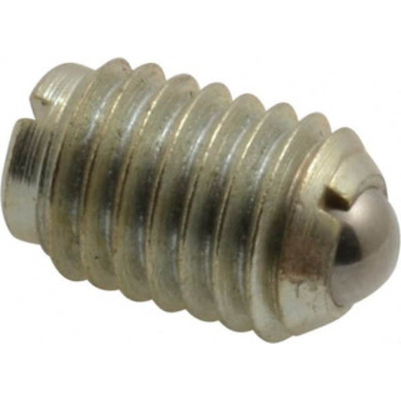 Gibraltar 1/2-13, 0.281 Ball Diam, 3/4 Body Length, 0.072 Max Ball Reach, Threaded Ball Plunger Steel Body, Steel Ball, 6 Lb Initial End Force, 30 Lb Final End Force 10019P-G – 65219800