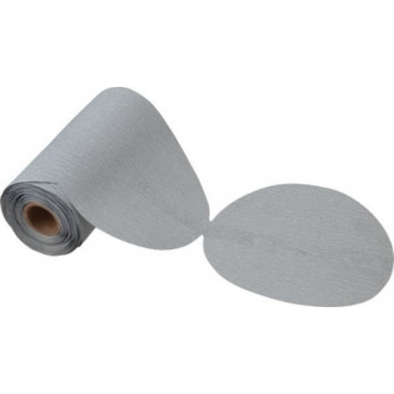 Made in USA 6 Diam, 320 Grit Silicon Carbide Adhesive PSA Disc Extra Fine Grade, B Weighted Paper Backing, For Low Speed Dual-Action Sanders, Random Orbital Sanders 809775-57632 – 05843206