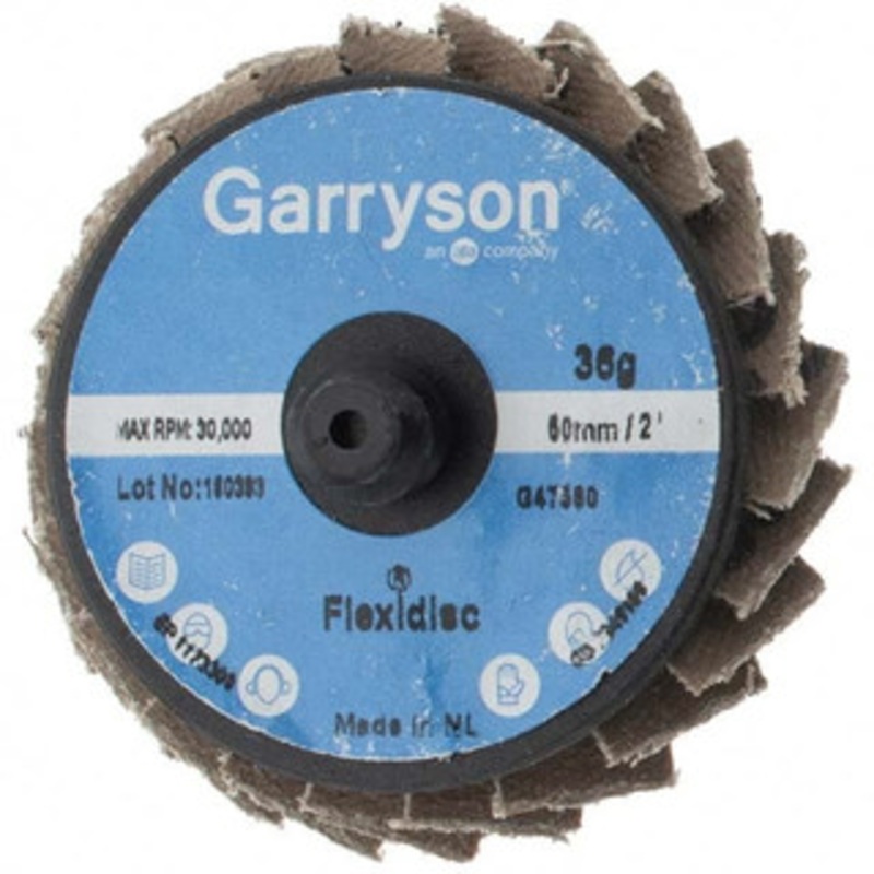 Value Collection 2 36 Grit Type 27 Zirconia Alumina Flap Disc Very Coarse Grade, Coated, Quick Change Type R Attachment, 30,000 RPM BD-KP65638 – 43584218