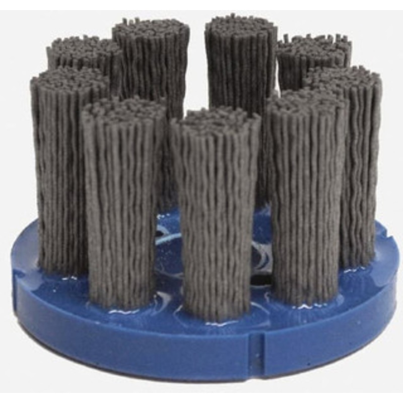 Weiler Abrasives 6 120 Grit Silicon Carbide Crimped Disc Brush Fine Grade, Plain Hole Connector, 1-1/2 Trim Length, 7/8 Arbor Hole 85852 – 82074014