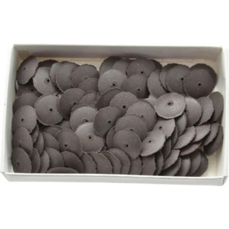 Cratex 5/8 Diam x 1/16 Hole x 3/32 Thick, Surface Grinding Wheel Silicon Carbide, Medium Grade, Rubber Bond, No Recess 2M – 05084124