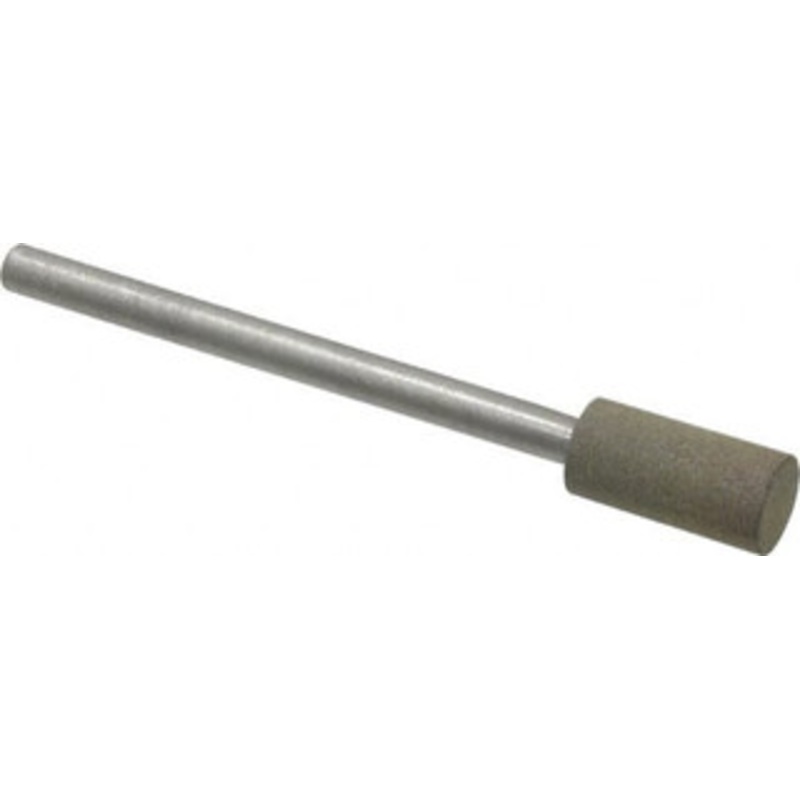 Made in USA 1/4 Head Diam x 1/2 Head Thickness Diamond (Abrasive) Grinding Pin 1/8 Shank Diam x 1-1/2 Shank Length, Very Fine Grade, 150 Grit 03506060 – 03506060