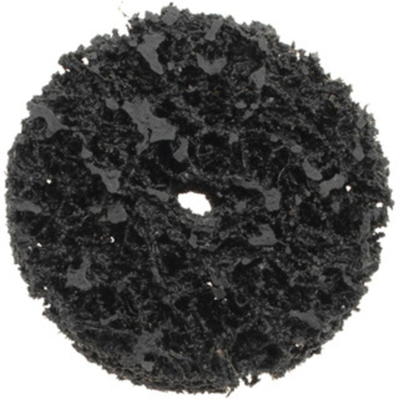 Norton 2 Extra Coarse Grade Silicon Carbide Deburring Disc 1/4 Center Hole, Arbor Connection, Black, 15,500 Max RPM 66261008211 – 70469408