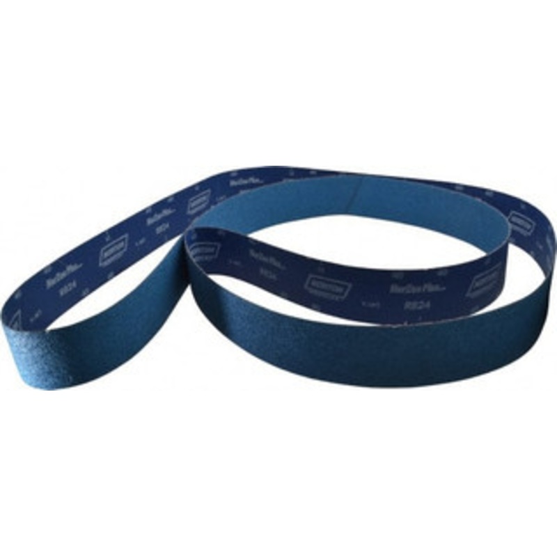 Norton 3 Wide x 132 OAL, 40 Grit, Zirconia Alumina Abrasive Belt Zirconia Alumina, Coarse, Coated, Y Weighted Cloth Backing, Series R824 78072750136 – 85123040