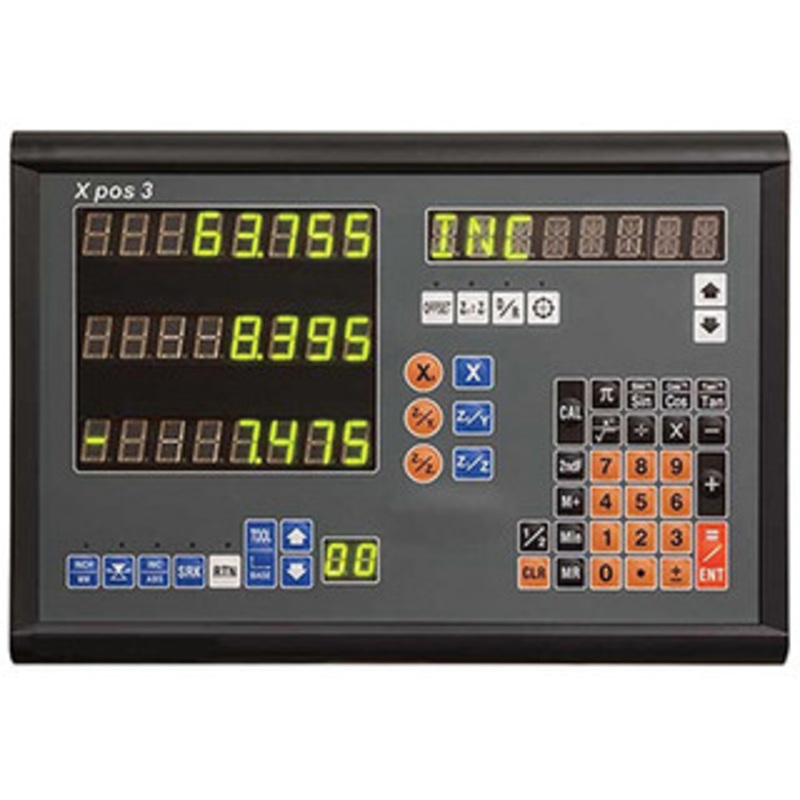 Precise 3-Axis Digital Read-Out and Glass Scale Encoders