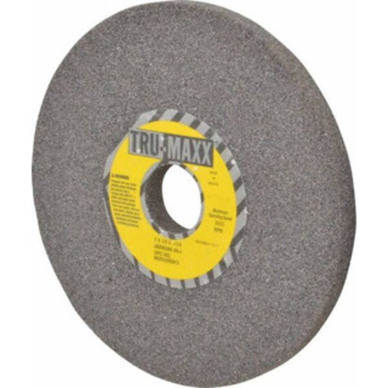 Tru-Maxx 7 Diam x 1-1/4 Hole x 1/2 Thick, J Hardness, 46 Grit Surface Grinding Wheel Aluminum Oxide, Type 1, Coarse Grade, 3,600 Max RPM, Vitrified Bond, No Recess 66253255913 – 06295398