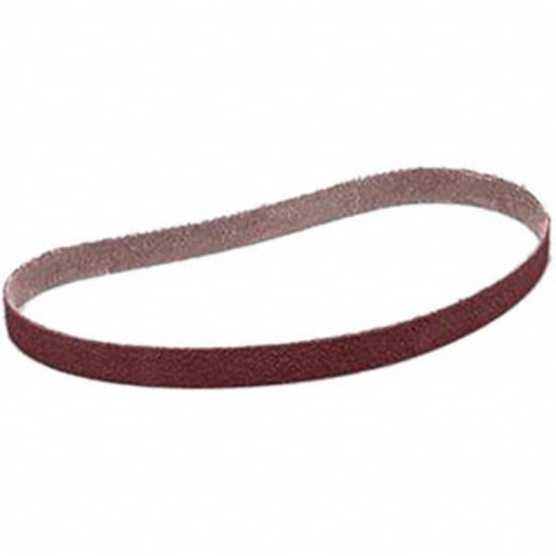 3M 1 Wide x 48 OAL, 80 Grit, Aluminum Oxide Abrasive Belt Aluminum Oxide, Medium, Coated, X Weighted Cloth Backing, Series 341D 7010326155 – 00376608