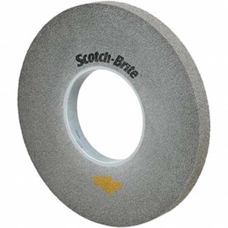 3M 8 Diam, 2 Face Width, 3 Center Hole, Fine Grade, Silicon Carbide Deburring Wheel Convolute, Medium Density 10 Grade, 4,500 RPM 7100087819 – 40530164