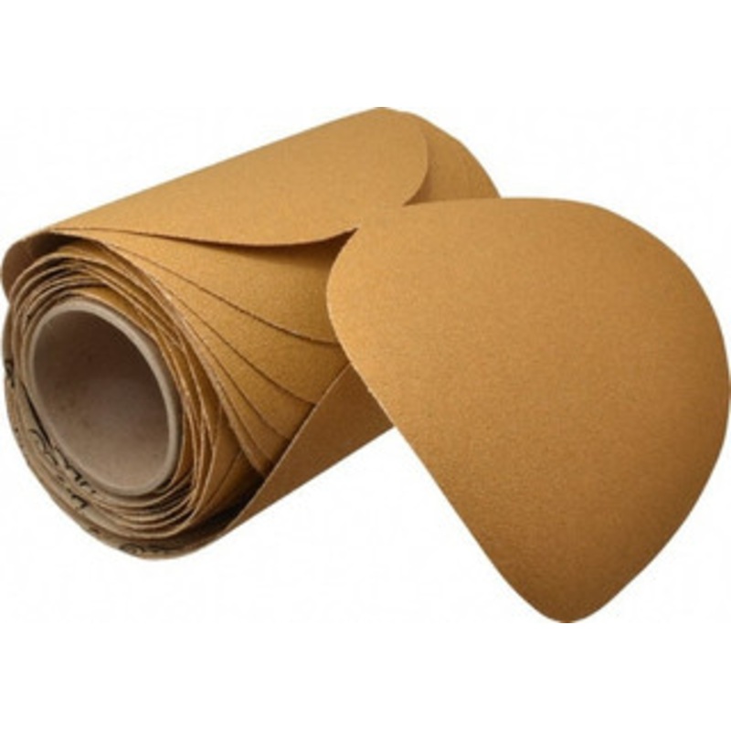 3M 8 Diam, 60 Grit Aluminum Oxide Adhesive PSA Disc Medium Grade, Gold, F Weighted Backing, Flexible, Use with Random Orbital Sanders 7100028467 – 85208486