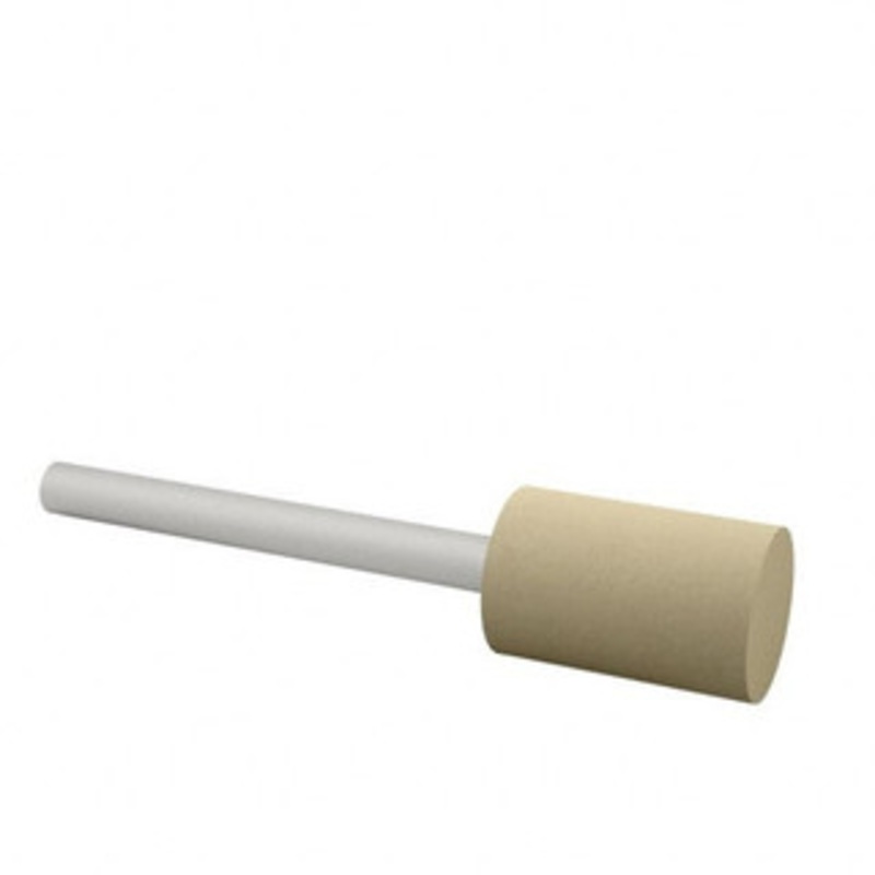 Cratex 3/8 Head Diam x 3/4 Thickness, W177, Cylinder End, Aluminum Oxide Mounted Point Medium Grade, 80 Grit, 17,620 RPM W177A80CXG 1/8 – 03598851
