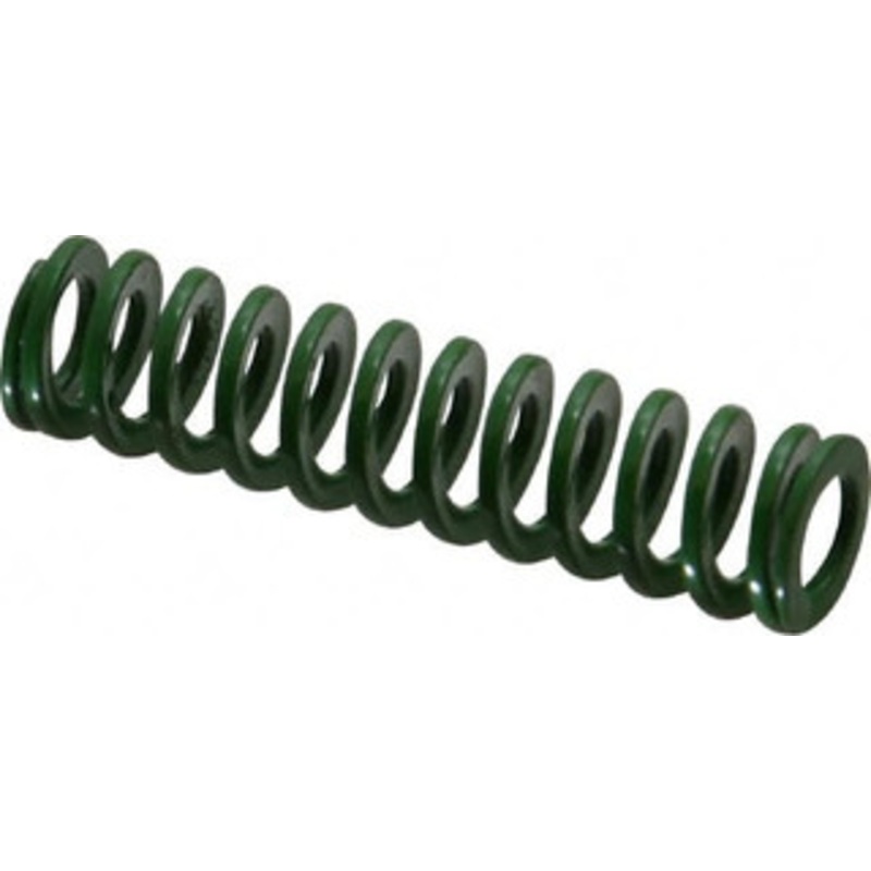 Danly 1/2 Hole Diam, 9/32 Rod Diam, 2 Free Length, Green Die Spring 5.8 Lb Max Deflection, 0.8 Max Deflection, Light Duty, Chromium Vanadium Steel 9-0808-11 – 76010255