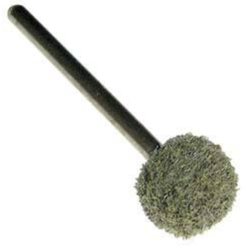 Grier Abrasive 3/8 Head Diam x 3/8 Thickness, B122, Ball End, Aluminum Oxide Mounted Point Green-Gray, Coarse Grade, 51,000 RPM B122-N4-18157 – 04692026