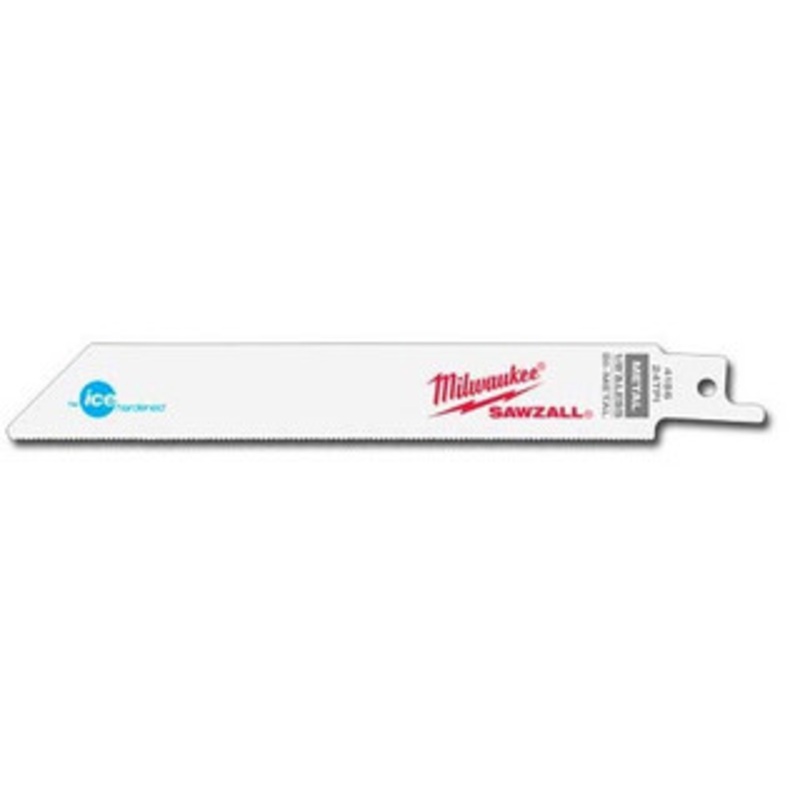 Milwaukee 24 TPI 6 (5 Pk) Ice Hardened Torch Super Sawzall Blade – MWK48-00-4186