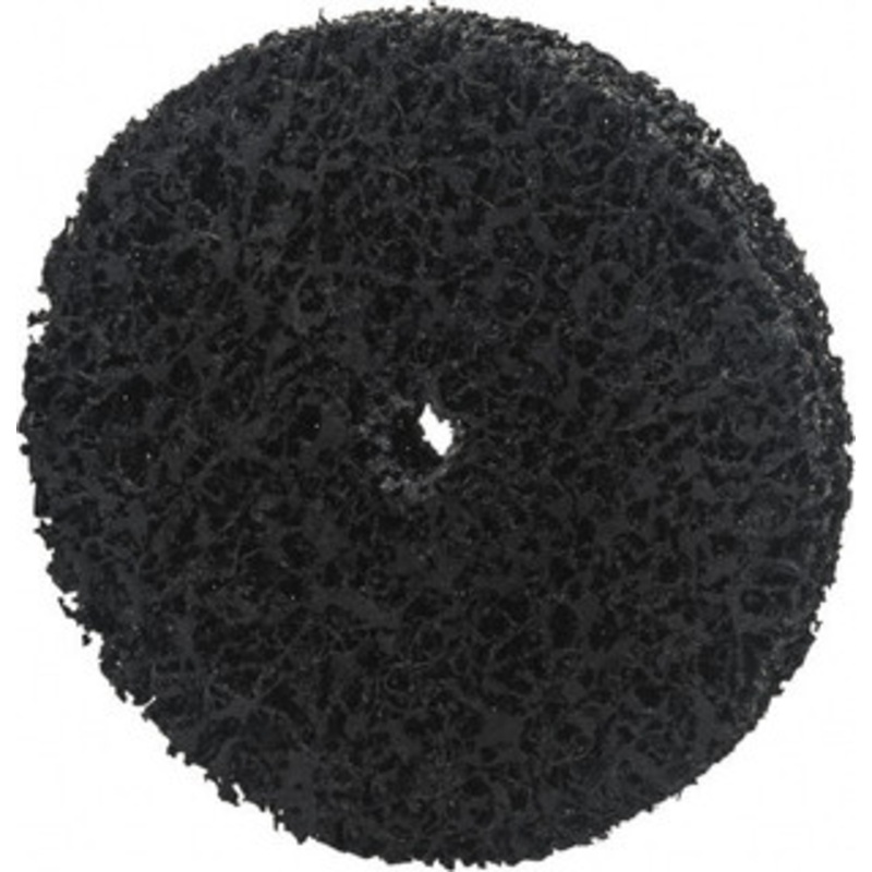 Norton 4 Extra Coarse Grade Silicon Carbide Deburring Disc 3/8 Center Hole, Arbor Connection, Black, 8,000 Max RPM 66261008049 – 70469366