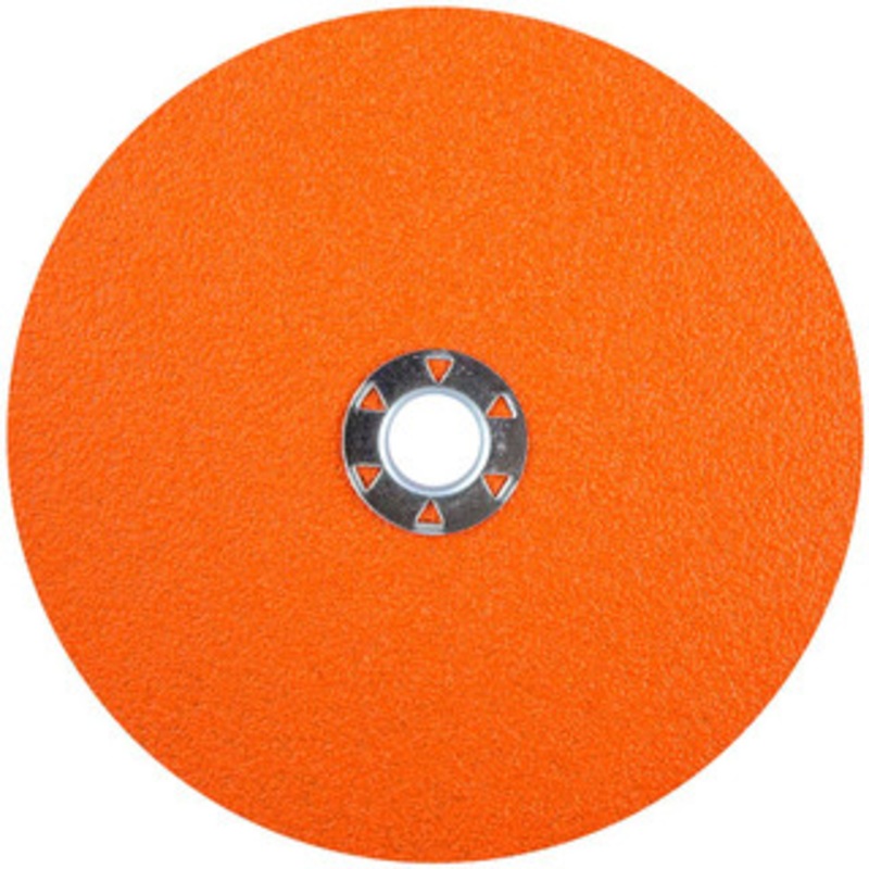 Norton 7 Diam, 5/8 Hole, 60 Grit Ceramic Alumina Fiber Disc Coarse, 8,600 Max RPM, Series BlazeX 69957370215 – 11020476
